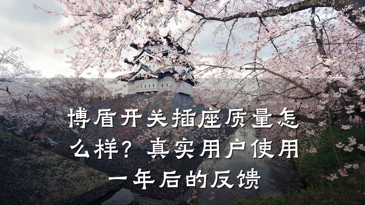 博盾开关插座质量怎么样？真实用户使用一年后的反馈