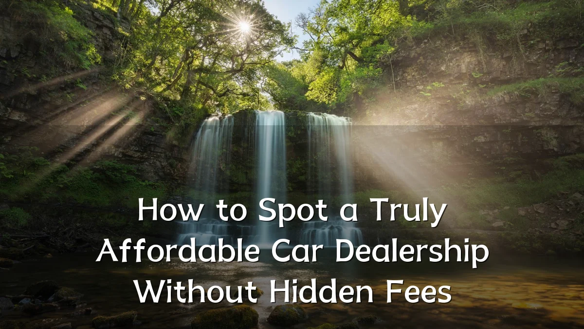 How to Spot a Truly Affordable Car Dealership Without Hidden Fees