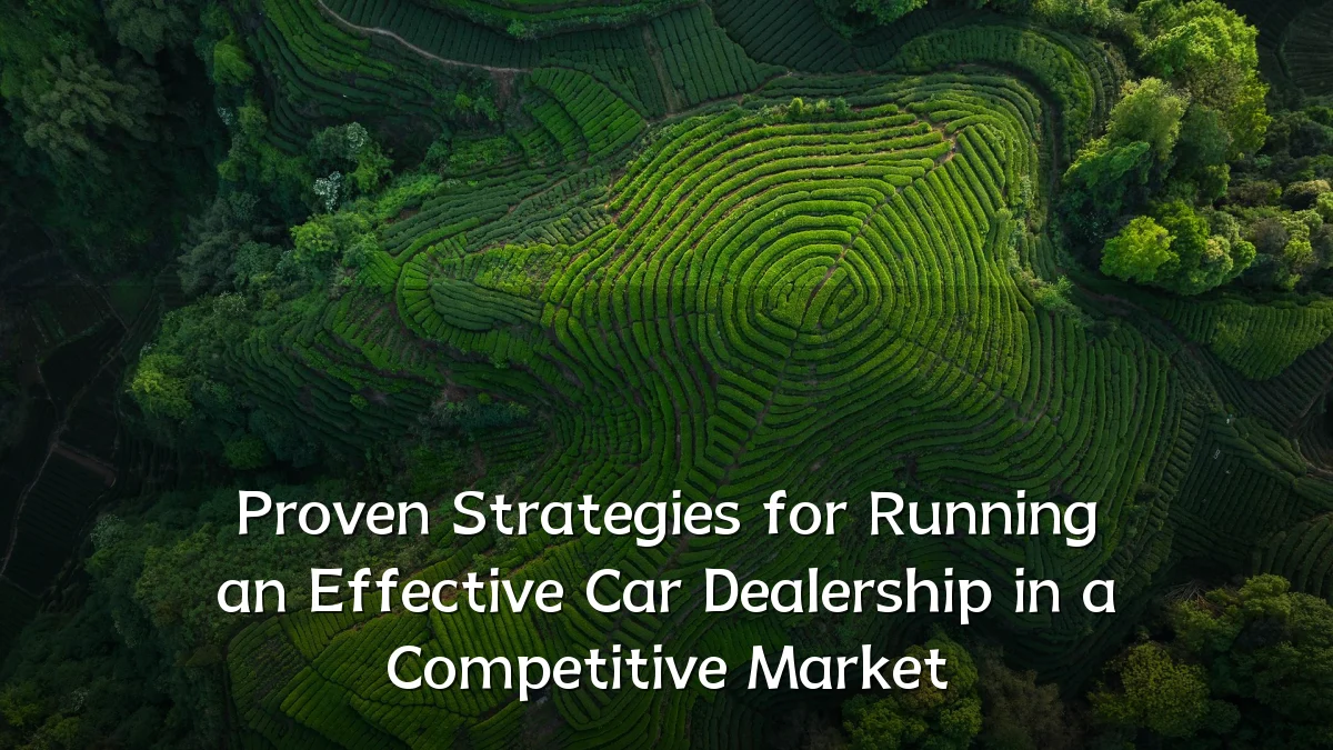 Proven Strategies for Running an Effective Car Dealership in a Competitive Market
