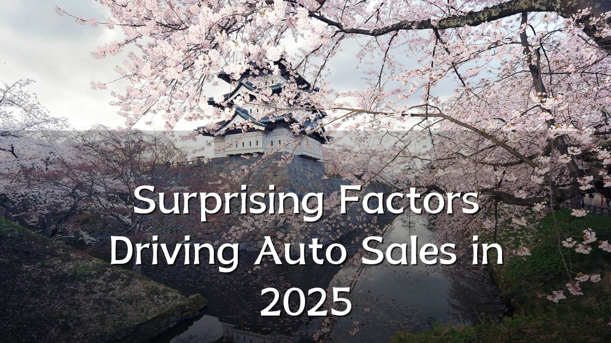 Surprising Factors Driving Auto Sales in 2025
