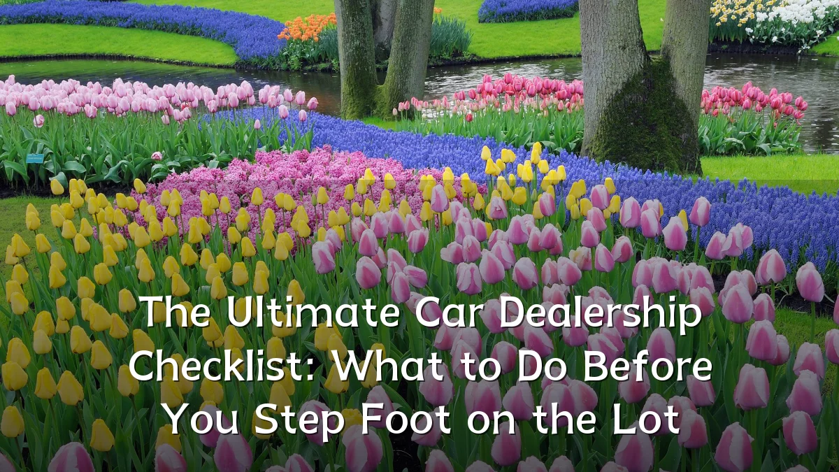 The Ultimate Car Dealership Checklist: What to Do Before You Step Foot on the Lot